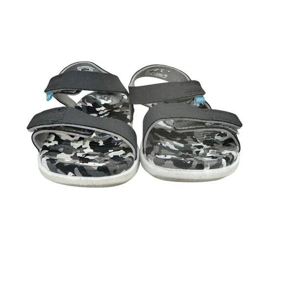 Native Kids Jefferson Sandals Camo Print Size C10 Gray Waterproof Lightweight - Picture 3 of 6
